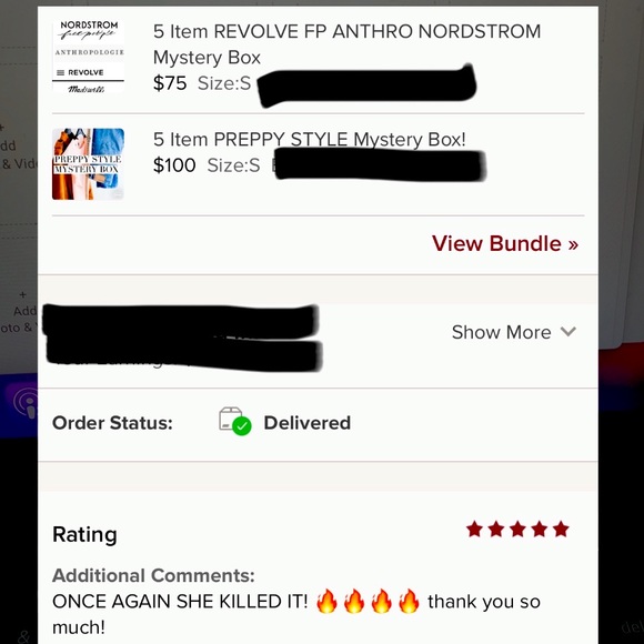 5 Item REVOLVE FRee People ANTHRO NORDSTROM Mystery Box - Picture 2 of 3